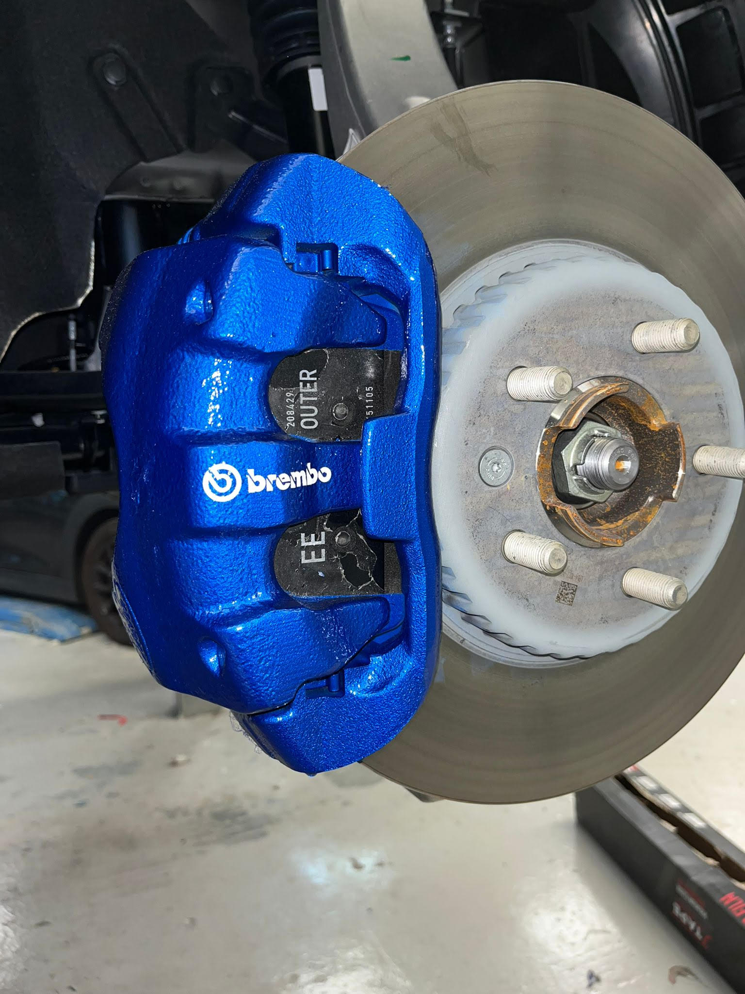 Caliper Color Change